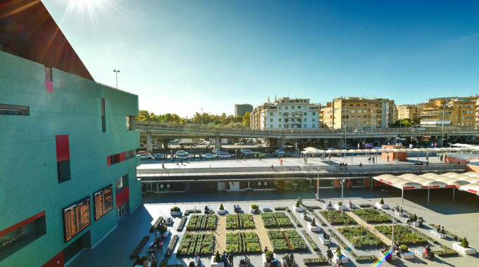 Alla Stazione Ferroviaria di Roma Tiburtina al via il suggestivo Parterre orto naturalistico