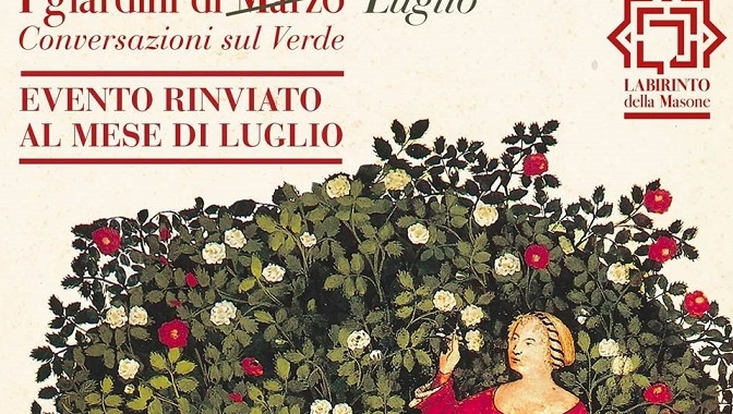 RINVIATO A LUGLIO 2020 IL CICLO DI INCONTRI “I GIARDINI DI MARZO”