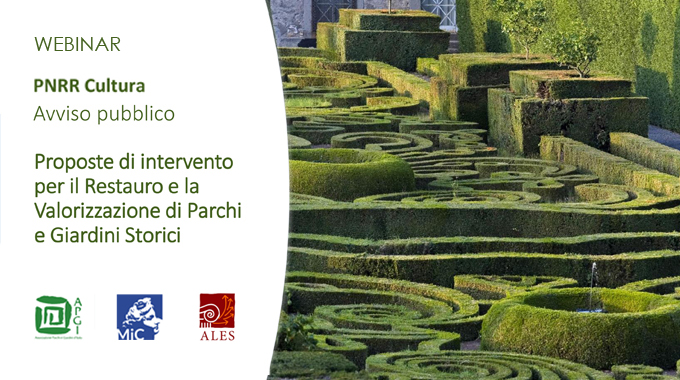 Webinar APGI: PNRR Cultura – Avviso pubblico