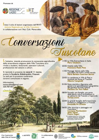 Conversazioni Tuscolane - LOCANDINA_rev Marzo con patrocinio Frascati