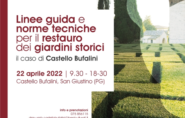 Al Castello Bufalini presentazione delle “Linee guida per il restauro dei giardini storici”